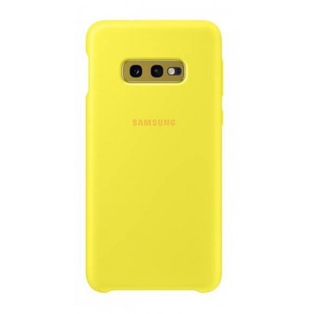 Чехол силиконовый для Samsung Galaxy S10e (Желтый)