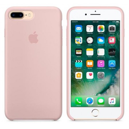 Чехол для Apple iPhone 8 Plus/7 Plus Silicone Case (Розовый песок)